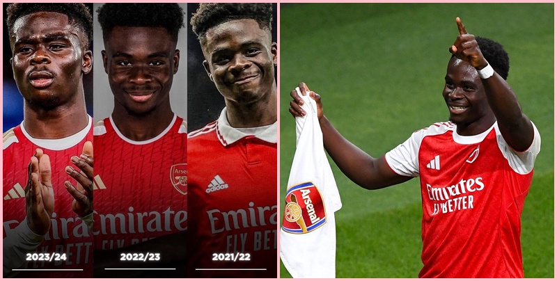 Arsenal đạt thỏa thuận gia hạn với Saka